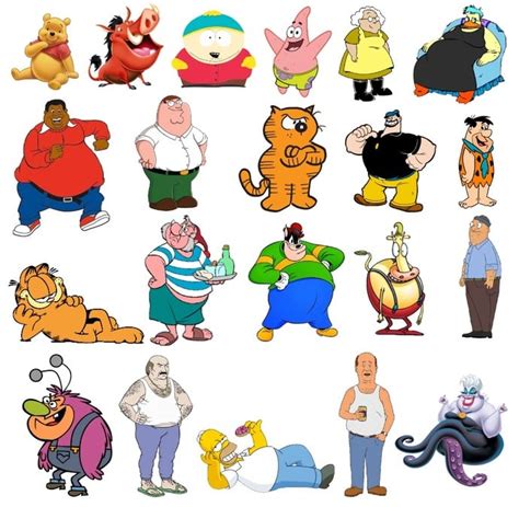 fat bald cartoon character|fattest characters in cartoons.